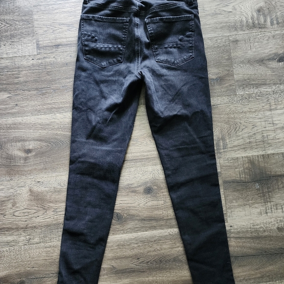 American Eagle Black Stretch Curvy Mom Jean - Picture 2 of 4